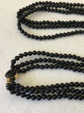 Onyx 30 inch Necklace